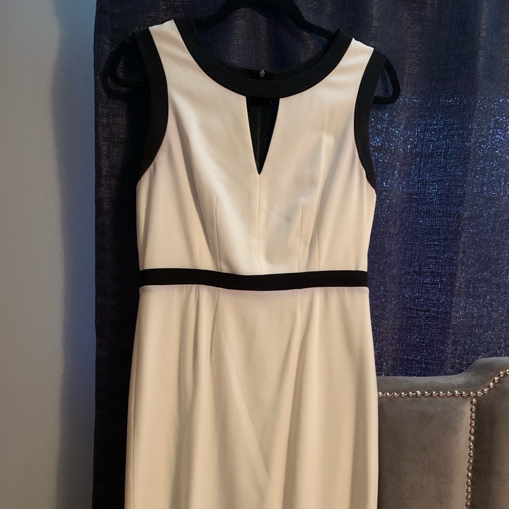 White/Black Dress